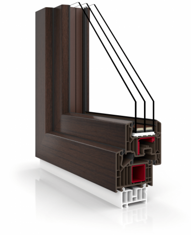 Okno V82 BLACK DESIGN