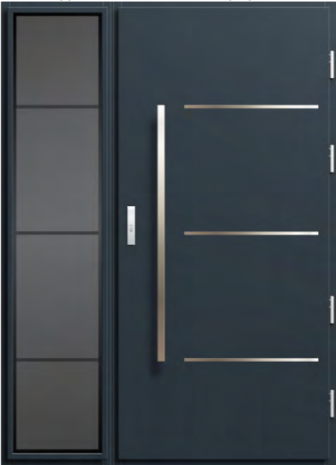 DRZWI INOX I 22 WĘGRZYN