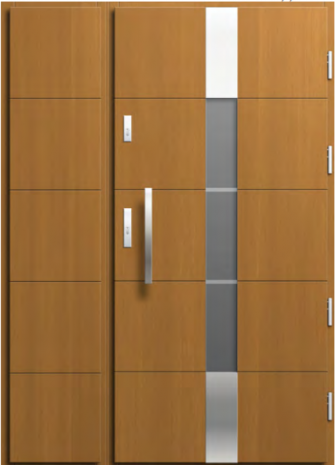 DRZWI INOX I 21 WĘGRZYN