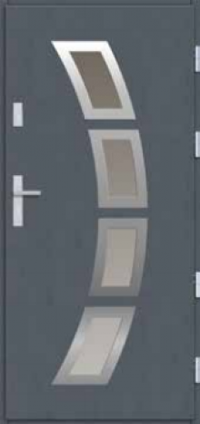 DRZWI INOX I 17 WĘGRZYN