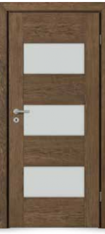 DRZWI BERGAMO 3 SZCZOTKOWANY