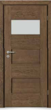 DRZWI BERGAMO 1 SZCZOTKOWANY