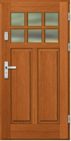 Drzwi Ramiakowo płycinowe wzór 35