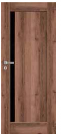 DRZWI MONA W03 (zczarną szybą)