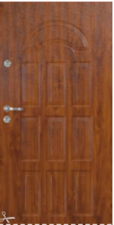 Drzwi Delta  GENUA GŁĘBOKO TŁOCZONE