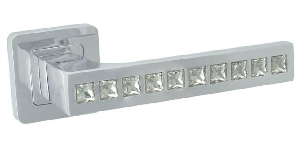 Klamka CARAT biały chrom