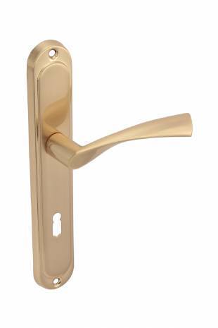 Klamka DAJANA mosiądz satyna