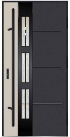 Drzwi Diamond podwójny kolor KS 19/17