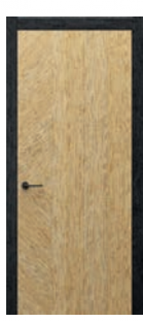 Drzwi 4 żywioły Z/ZIEMIA Z.1 czarna ościeżnica