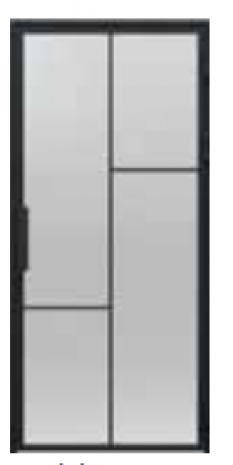 Drzwi PORTA LOFT STALOWE 3