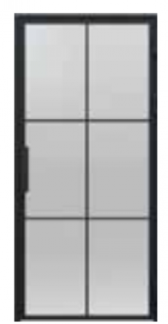 Drzwi PORTA LOFT STALOWE 1