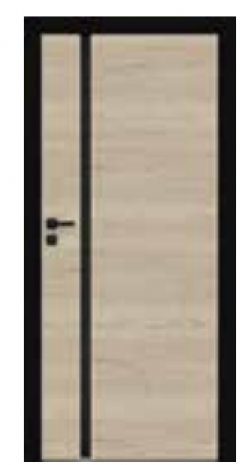 Drzwi VETRO E dąb halifax szary