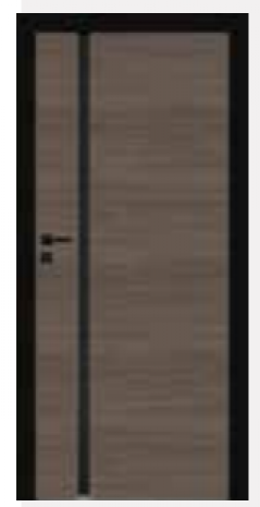 Drzwi VETRO E wiąz ciemny