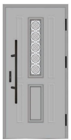 Drzwi Classic 1FK 81/58 SZARY