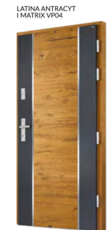 Drzwi LATINA ANTRACYT I MATRIX VP04