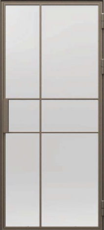 Drzwi PORTA LOFT STALOWE 4