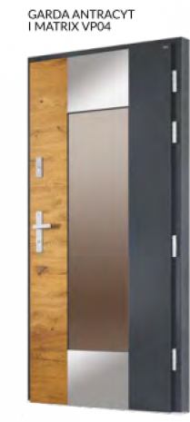 Drzwi GARDA  ANTRACYT I MATRIX VP04