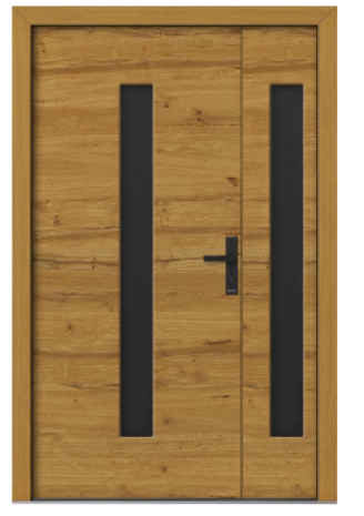 Drzwi GLASS DB 513 dąb sękaty