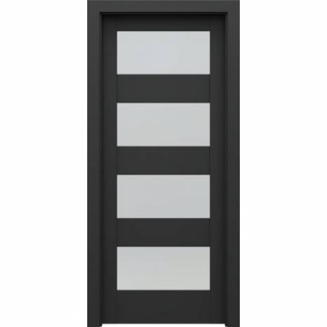 Drzwi VERTE HOME CZARNE MODEL L.4