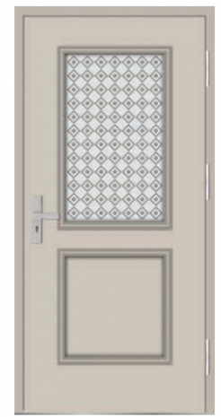 Drzwi Classic 1GK 82/59 KREMOWY