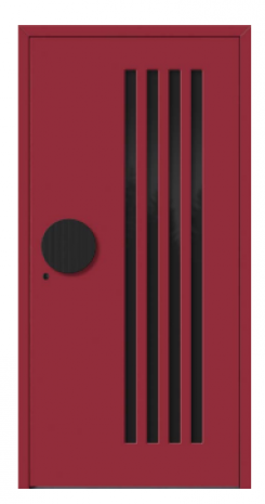 Drzwi SIMPLE DB 248 bordowy