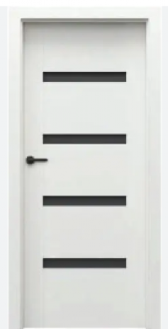 Drzwi Porta INSPIRE C.4 z czarną szybą