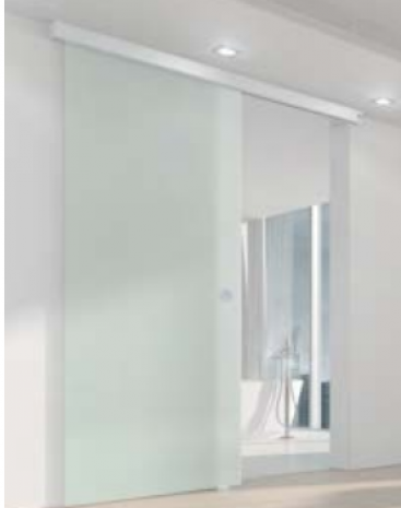 System  PRZESUWNY NAŚCIENNY PREMIUM GLASS