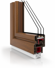 Okno V70 OPTIMAL BLACK Vetrex - Wrocław