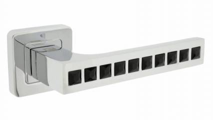 Klamka CARAT czarny chrom ALUBRASS - Wrocław