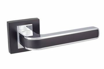 Klamka LOBOS czarny/chrom ALUBRASS - Wrocław