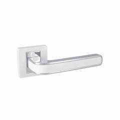 Klamka LOBOS biały/chrom ALUBRASS - Wrocław