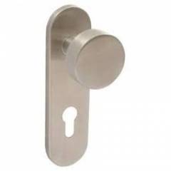 Klamka GAŁKO GAŁKA stal nierdzewna okrągła ALUBRASS - Wrocław