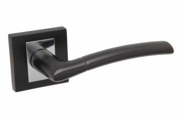 Klamka PORTO czarny chrom ALUBRASS - Wrocław