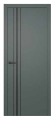 Drzwi CITY 2 ciemna oliwka mat, intarsja mat moro DRE - Wrocław