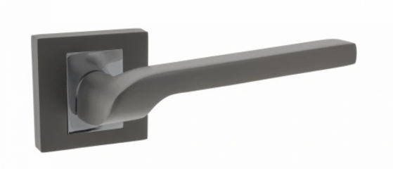 Klamka ZOYA grafit chrom ALUBRASS - Wrocław