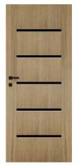Drzwi PRESTO wzór 1 czarny mat Vasco doors - Wrocław