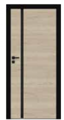 Drzwi VETRO E dąb halifax szary DRE - Wrocław
