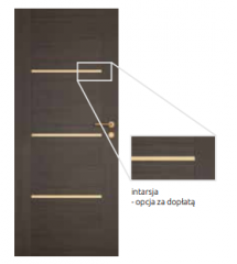 Drzwi PRESTO ALTO wzór 1 Vasco doors - Wrocław