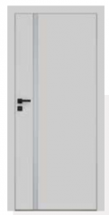 DRZWI VETRO E popielaty (szyba decormat) DRE - Wrocław