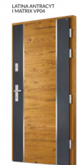 Drzwi LATINA ANTRACYT I MATRIX VP04 DOOR'SY - Wrocław