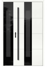 Drzwi GLASS DB 513 czarno-białe Barański - Wrocław