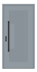 Drzwi SIMPLE DB 236 szare Barański - Wrocław