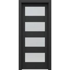 Drzwi VERTE HOME CZARNE MODEL L.4 Porta - Wrocław