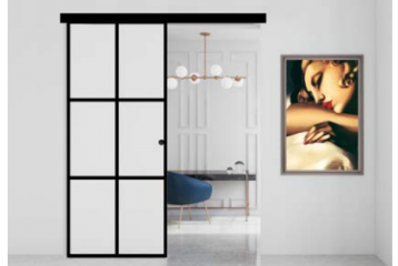 System przesuwny naścienny do drzwi szklanych Erkado - Wrocław